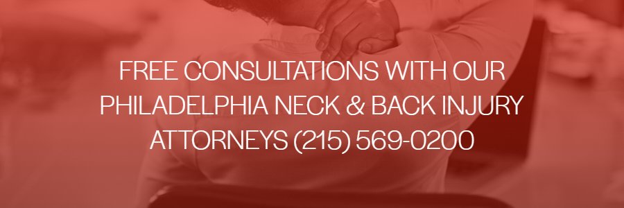 Philadelphia PA Neck and back injury attorney 