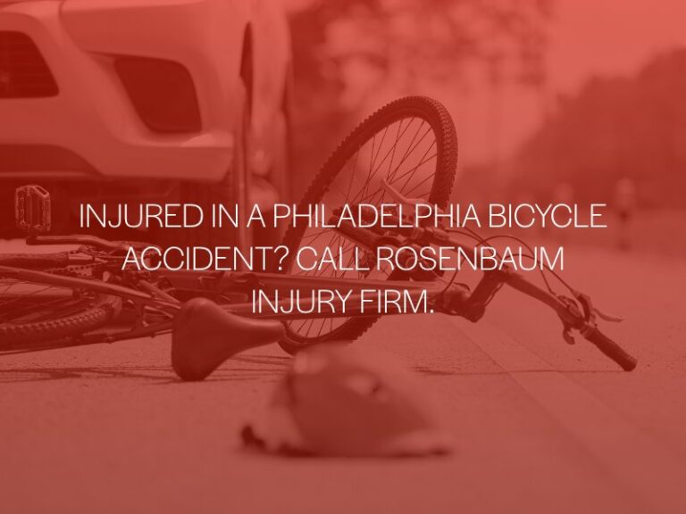 Philadelphia Bicycle Accident Statistics Rosenbaum Injury Law