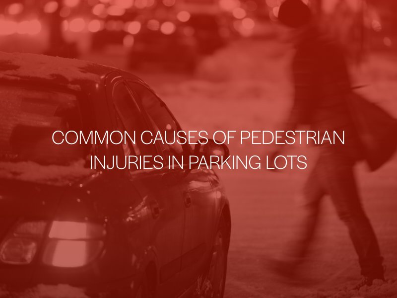 Common Causes of Pedestrian Injuries In Parking Lots